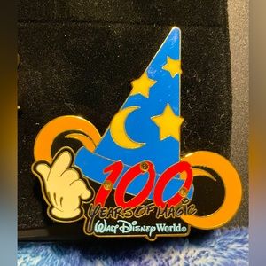 100 year anniversary hat - Vintage Disney Trading Pin